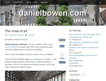 Tablet Screenshot of danielbowen.com